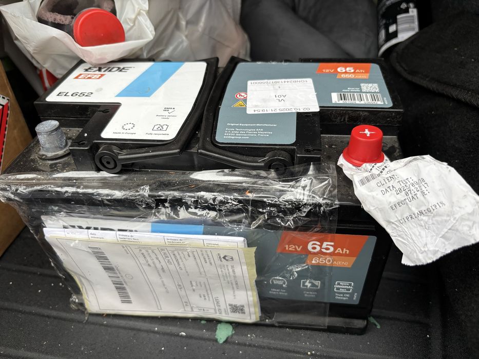 Baterie auto Exide 65ah noua