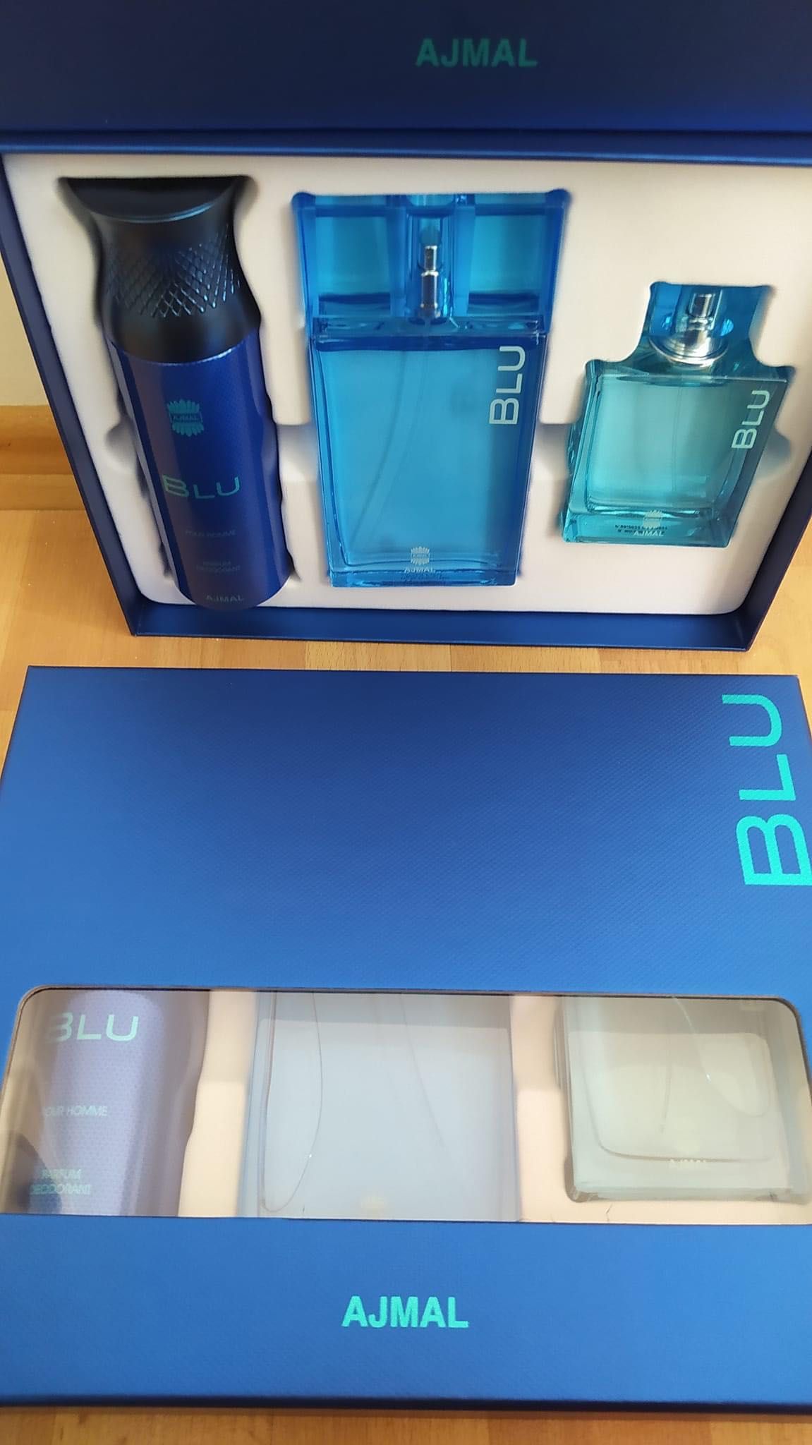 Ajmal Blu 1 X Edp 90ml + 1 X Edc 90ml +1 X Deodorant