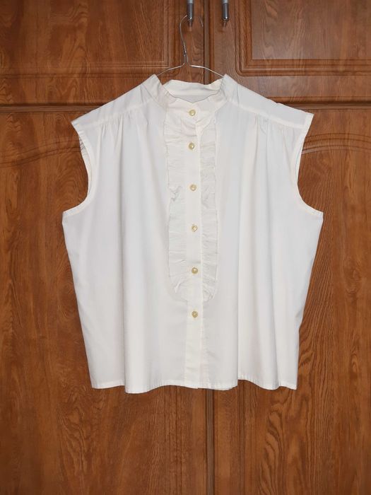 Bluza camasa de dama cu volane si pliseuri masura M