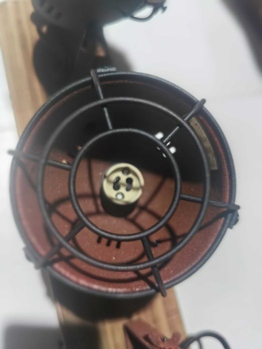 Plafoniera tavan lemn-metal vintage