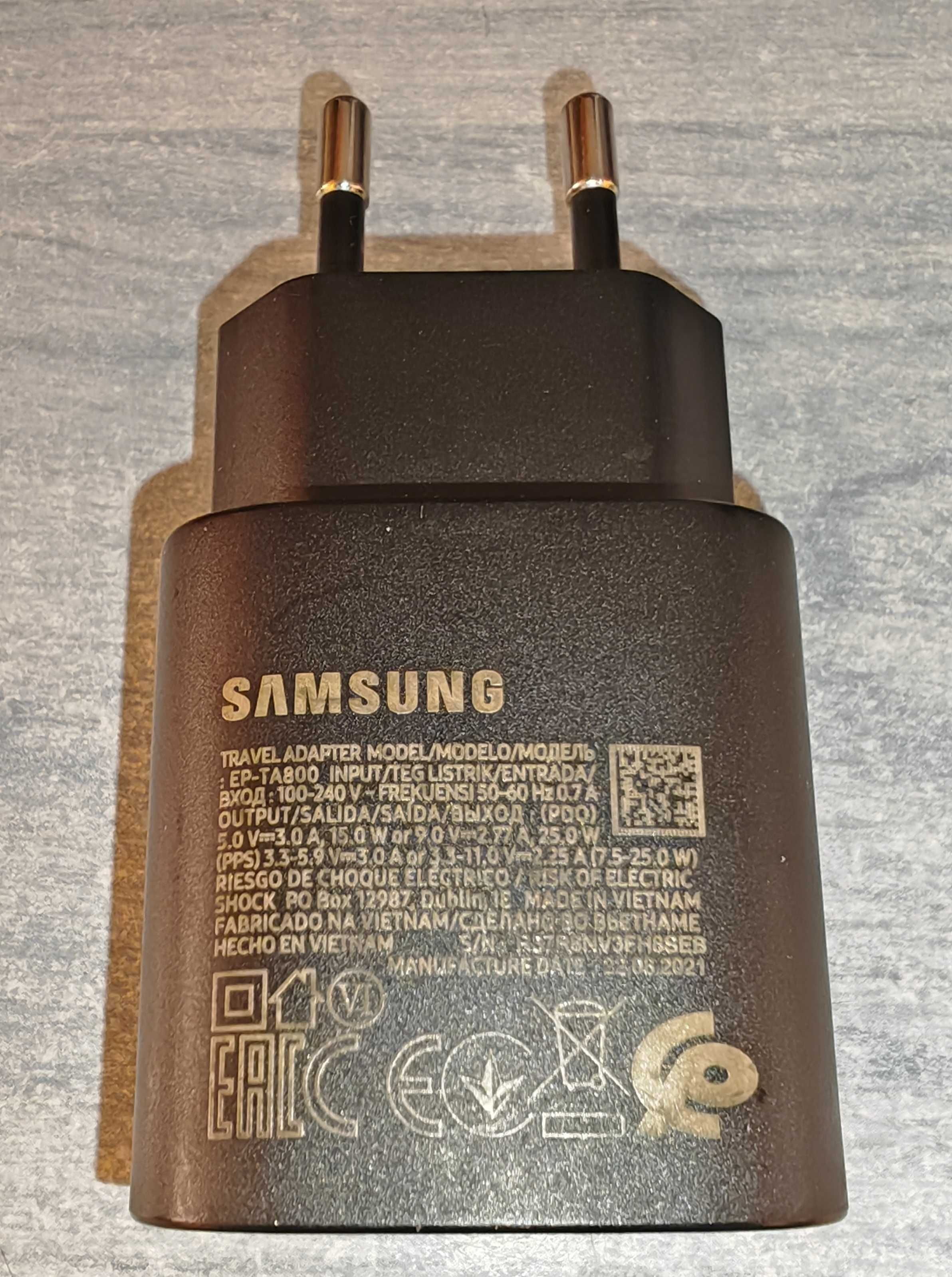 Incarcator Samsung 25WPD (doar cap) pt. tel. Samsung, USB type C, 25W