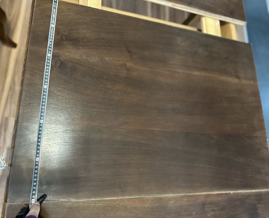 Masa de sufragerie de stejar (LxlxH): 130x90x80 si extins 190x90x80