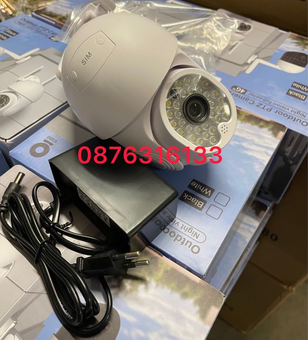 IP въртяща камера 3MP 4G с сим карта