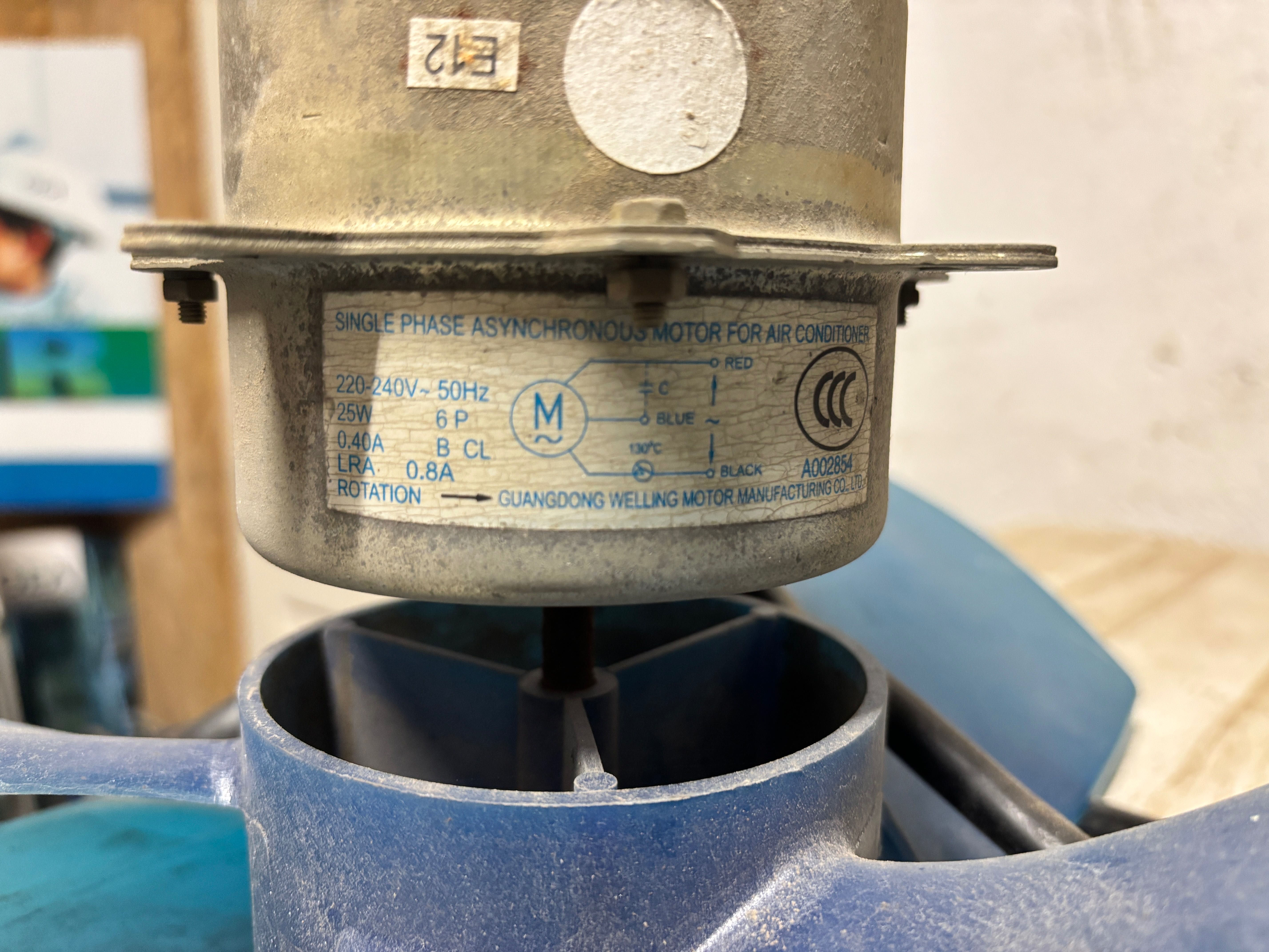 Ventilator + motor unitate exterioară aer condiționat Cryo's