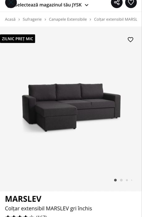 Coltar extens, MARSLEV suprafata extinsa 140-195