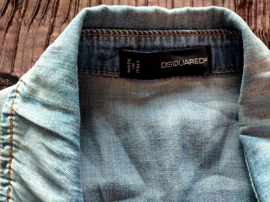 Дънкова риза без ръкав