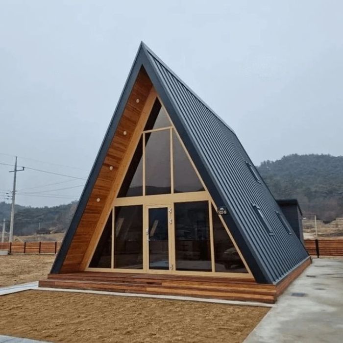 Construim Case din structura de lemn si Cabane stil A Frame, dimensiun