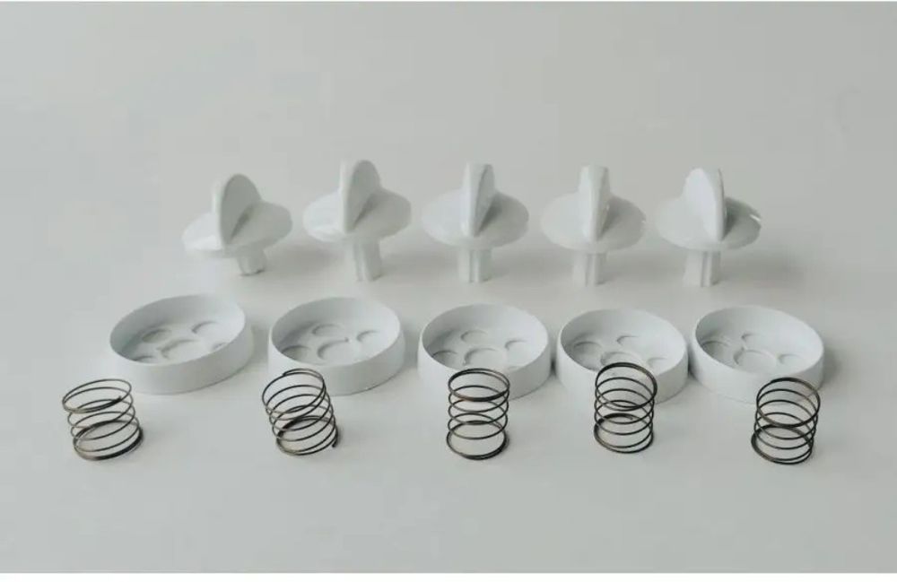 Ручка для газовой плиты Darina (белые)