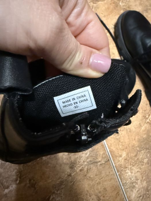 Черни боти Benetton за момиченце