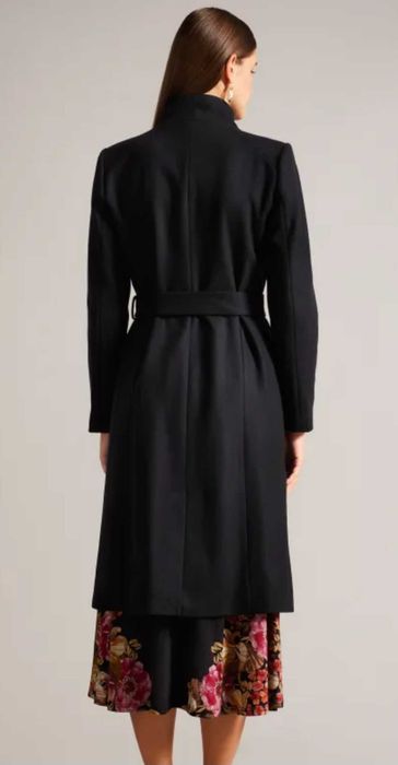 Вълнено Палто "Ted Baker"  Rose Midi Wool Wrap Coat With Shoulder