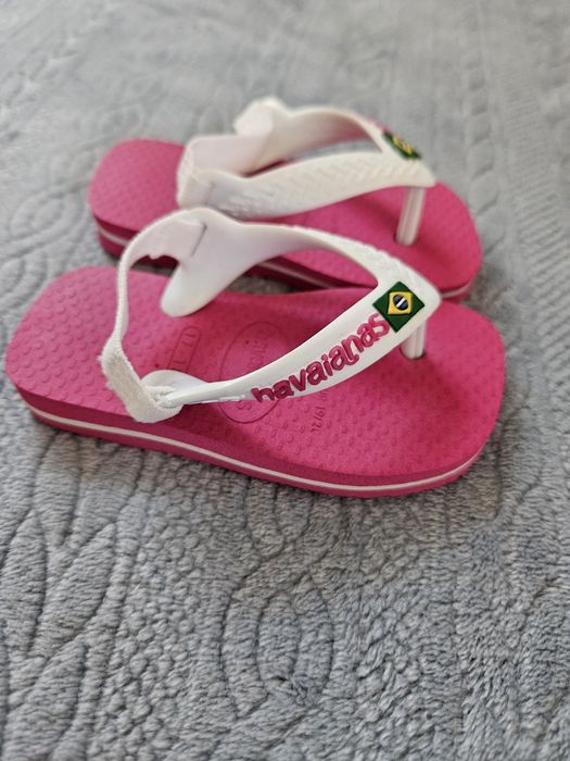 Бебешки сандали HAVAIANAS Baby Brasil Logo II Hollywood rose