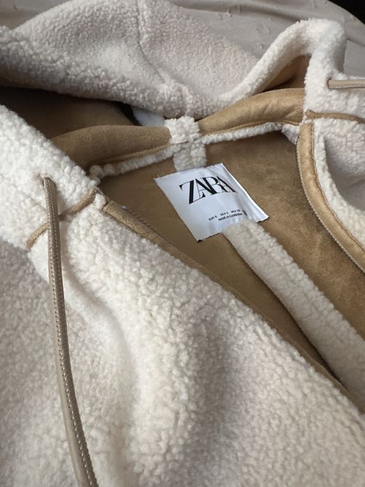 Яке от изкъствена кожа ZARA