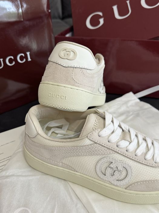 Tenesi Gucci G74 - piele naturala/canvas/marime 36/full box