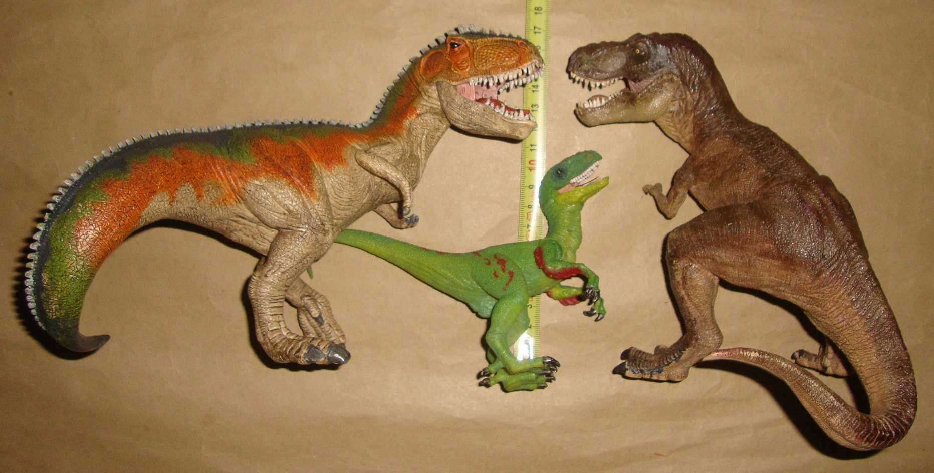 Dinozaur Papo Schleich Gigantosaurus Velocirapitor T-Rex Aligator