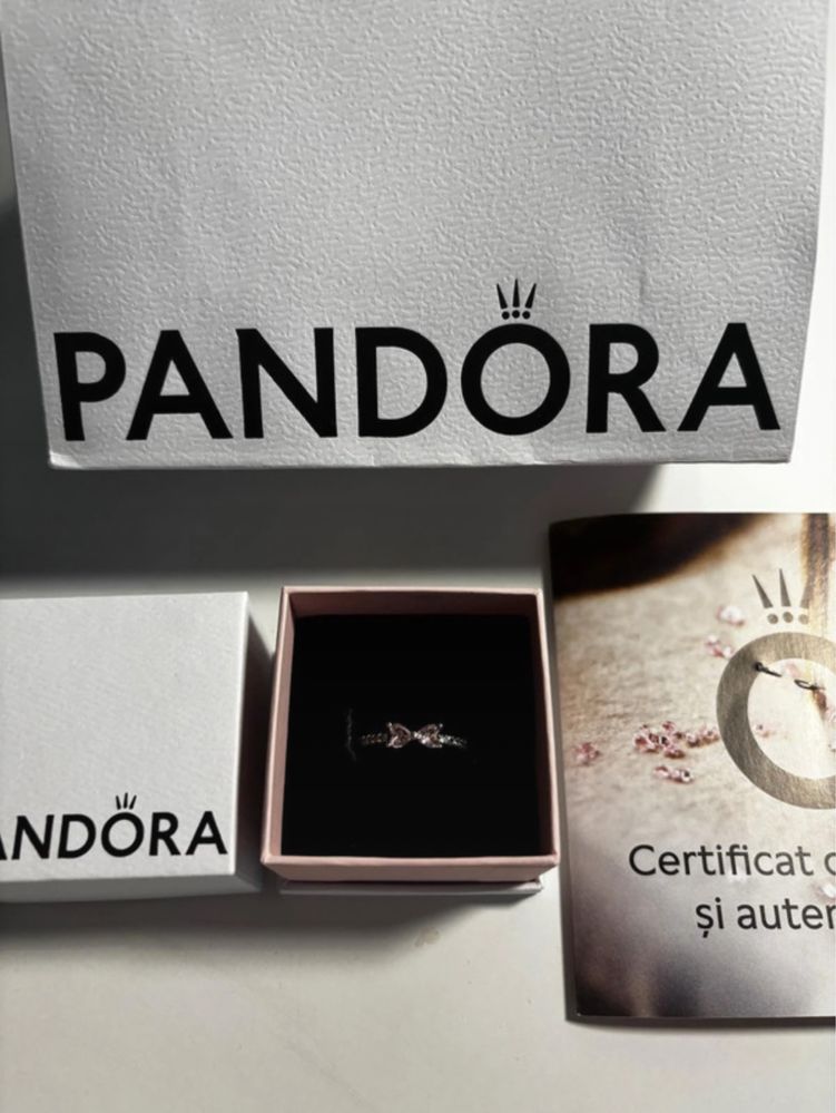 Inel pandora funta roz