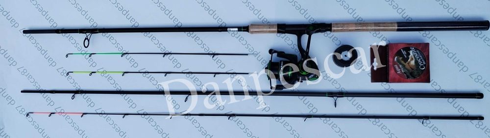 SET FEEDER Lanseta HARRIER 3,30m 150gr+Mulineta SPARKLER 4000+150m fir