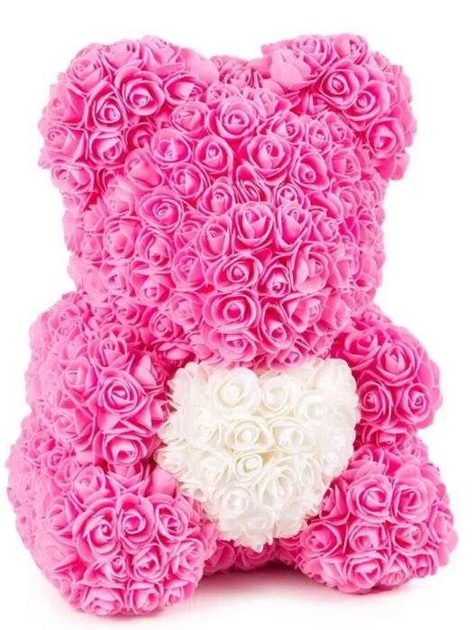 Urs din spuma , cu trandafiri