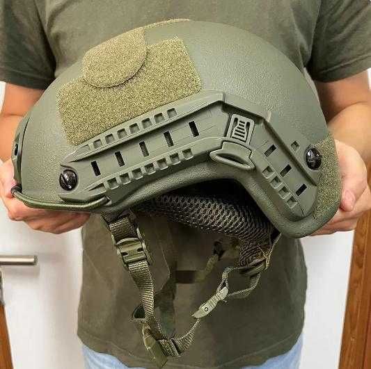 Гейминг Тактическа Еърсофт Каска с Велкро за Пачове Airsoft Gaming NVG