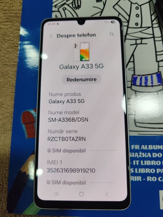 Samsung A33  5g  128 GB cu 6 GB RAM
