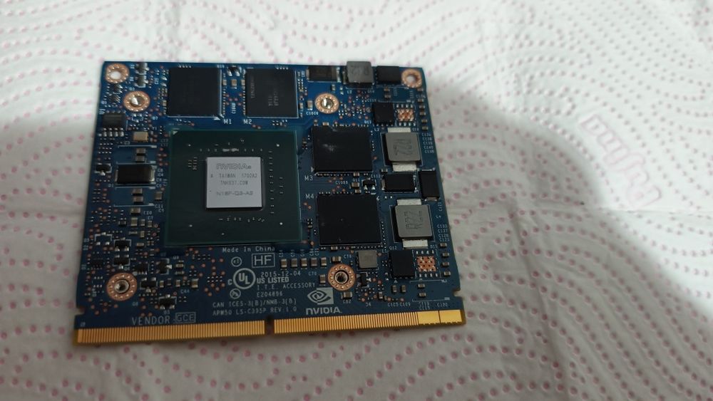 Placa video laptop nVidia Quadro M2000m 4Gb netestata