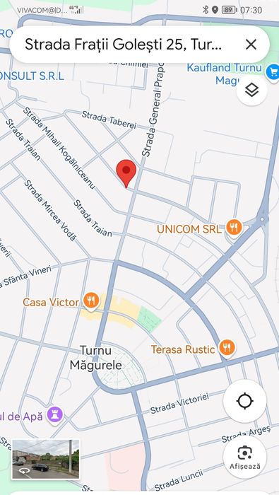 Teren de vânzare intravilan Turnu Măgurele, str. Frații Golești 25