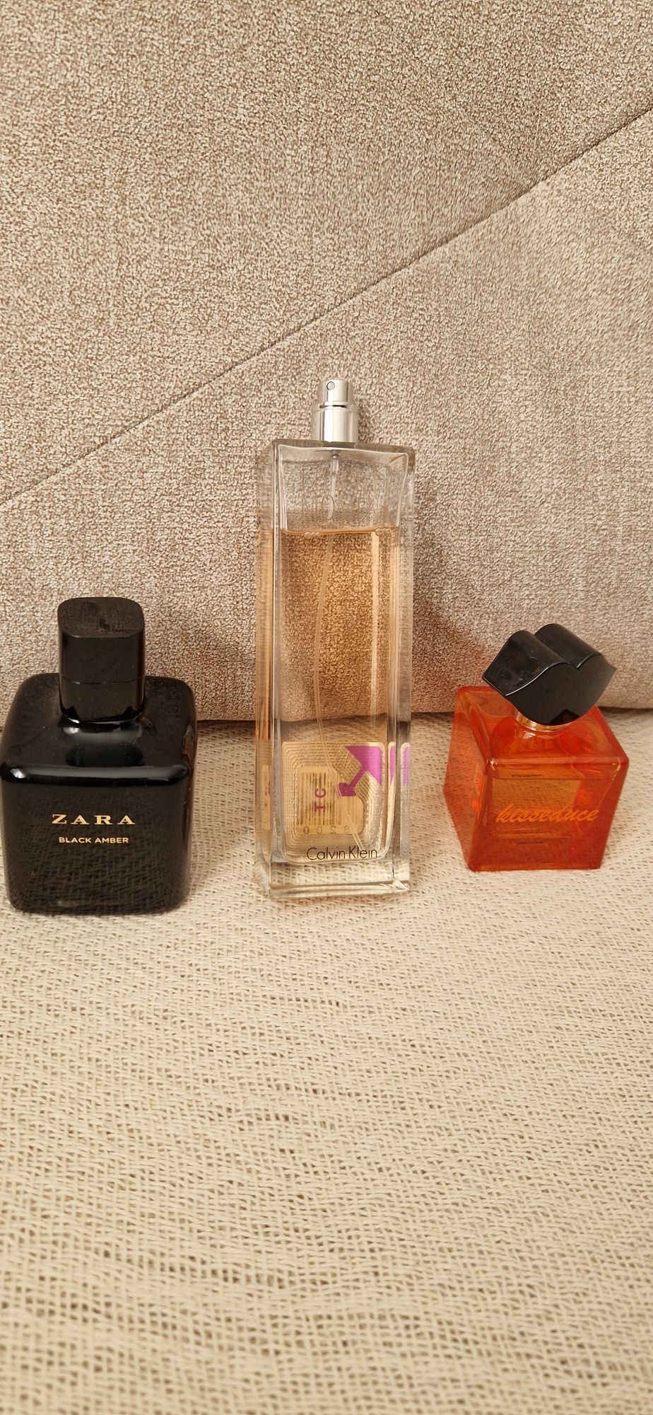 Calvin Klein - Eternity moment, Zara - Black amber