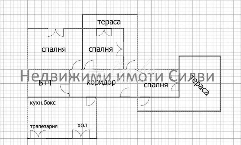 Етаж от ТУХЛЕНА къща с ДВОР и ГАРАЖ - кв. Пожарната