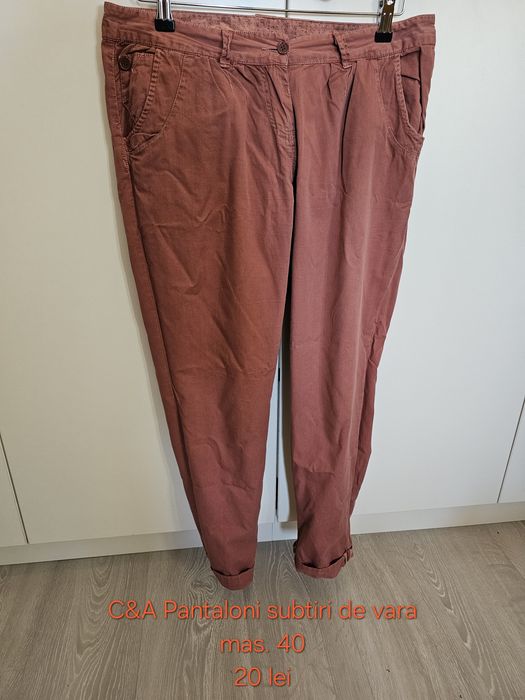 Pantaloni Chino femei, subtiri