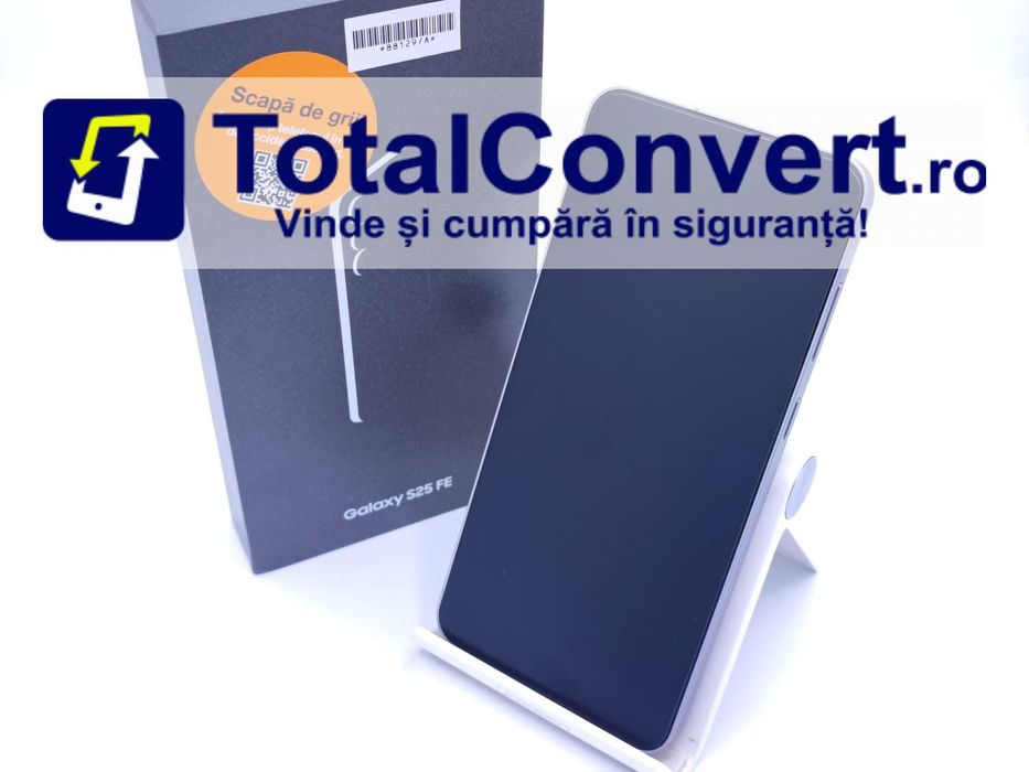 Samsung S25 FE 128GB Jetblack 8GB Dual SIM, Garantie 24 luni | #D88129