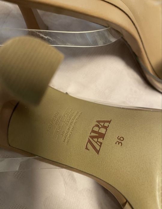 Sandale nude, Zara marimea 36