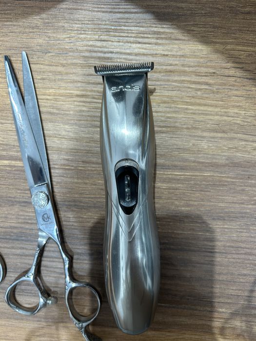 Тример andis, 1ножица филажна, 1ножица права и един бръснач