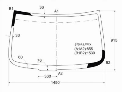 Стекло лобовое  Honda Step