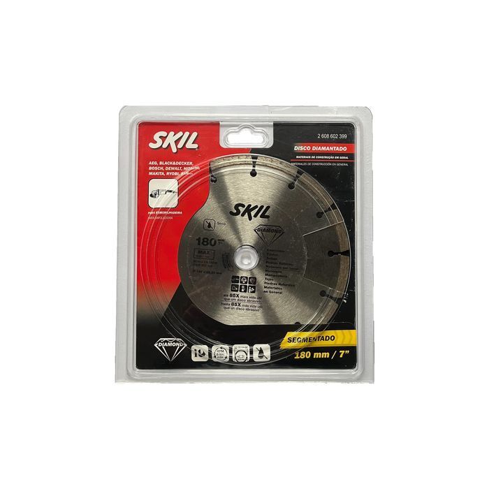 Disc diamantat de taiere segmentat pentru beton SKIL, 180 mm