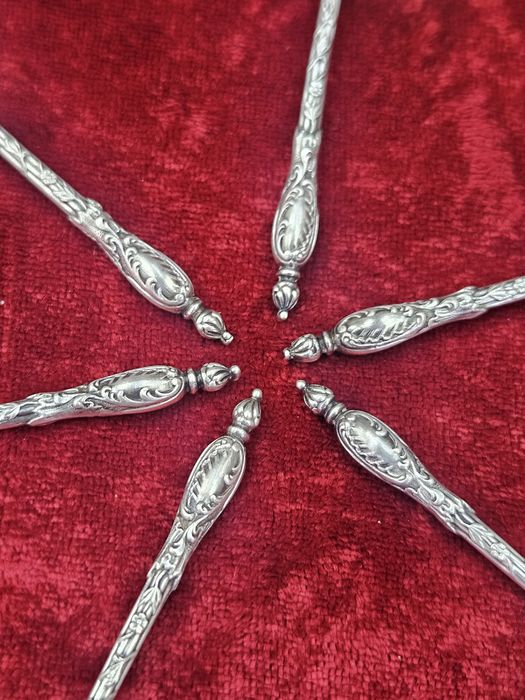 Френски Сребърни лъжички M. Martin.