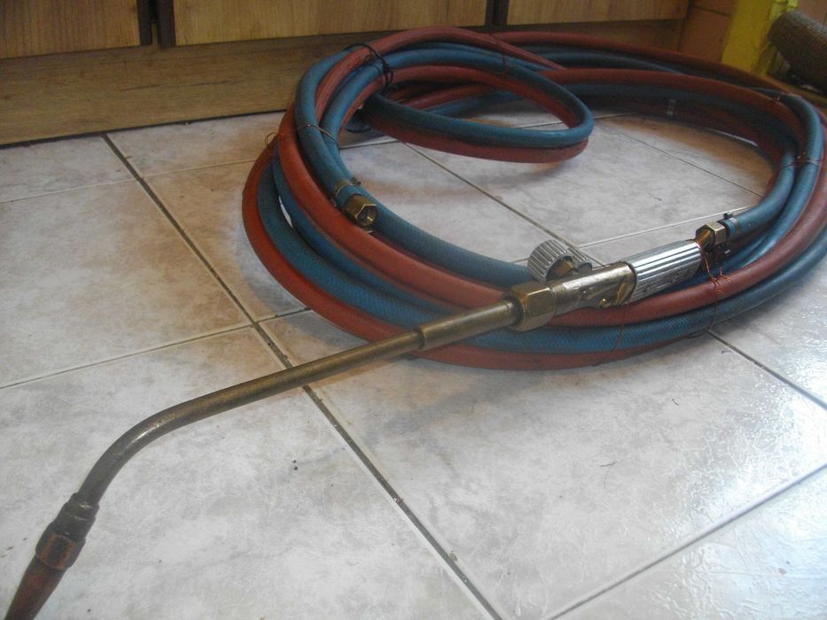 52см Оксиженна ацетиленова горелка PREGO немска старо качество маркучи
