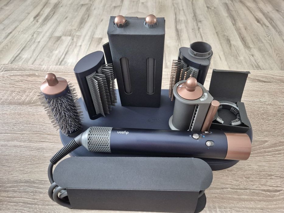 Multistyler Dyson HS05 Airwrap Complete Long, Albastru de Prusia/Cupru