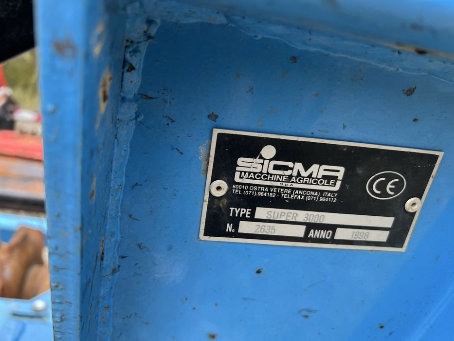 Grapa rotativa-Sicma Super 3000 – 3 metri – 1998