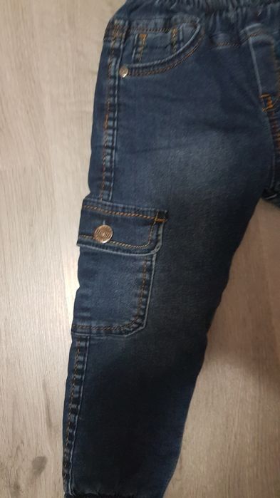 Blugi grosi dublati de iarna bebe baietel