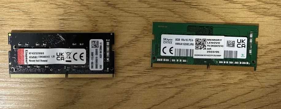 Memorii RAM laptop SODIMM 2 x 8 GB DDR4 3200 Mhz