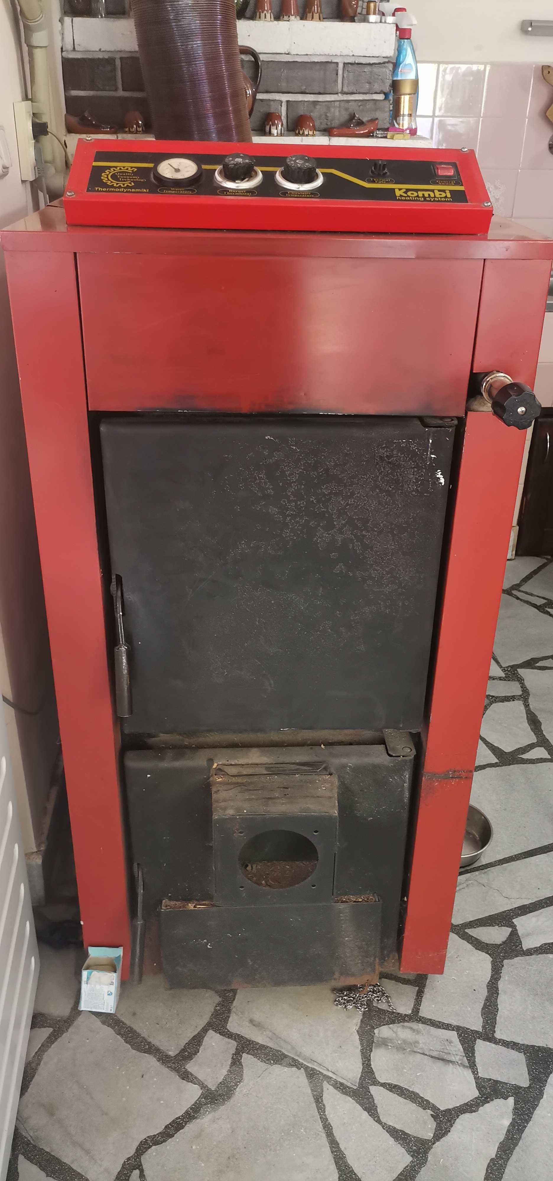 Котел на твърдо гориво. Kombi 35kw.