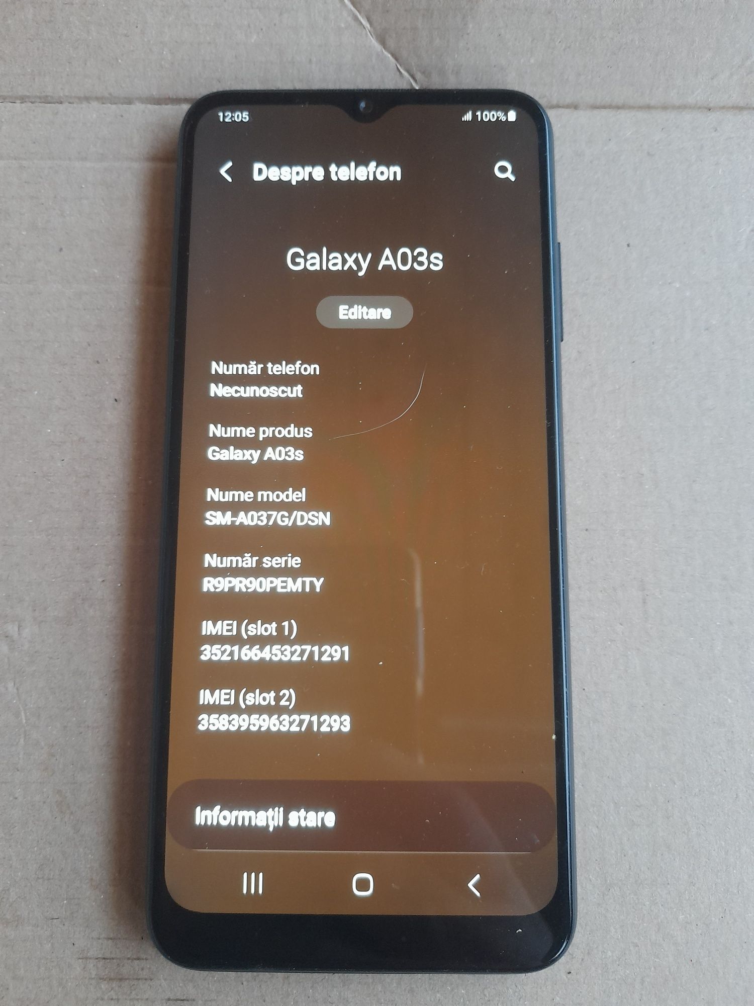 Telefon samsung a 03 s