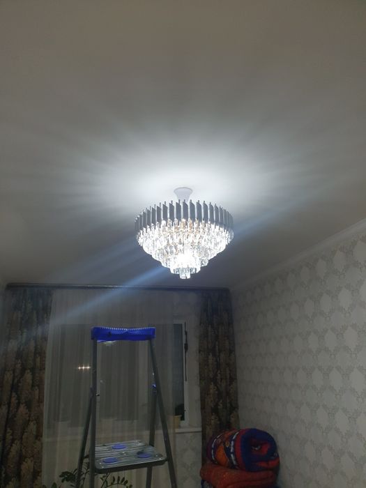 Установка люстр!!!