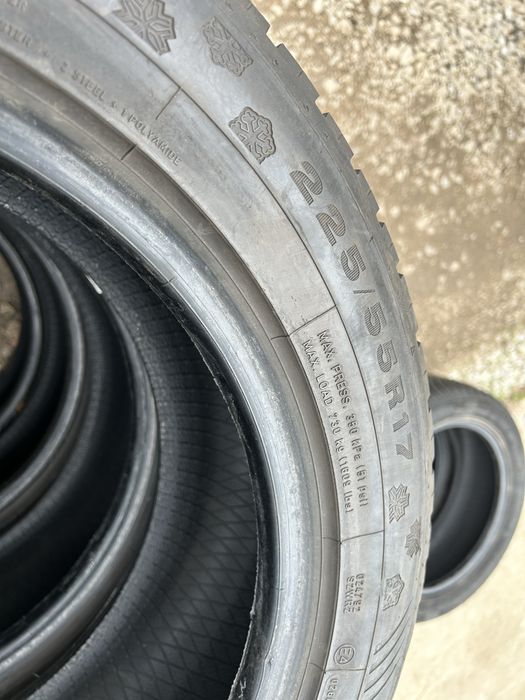 4 зимни гуми dunlop 225 55 17