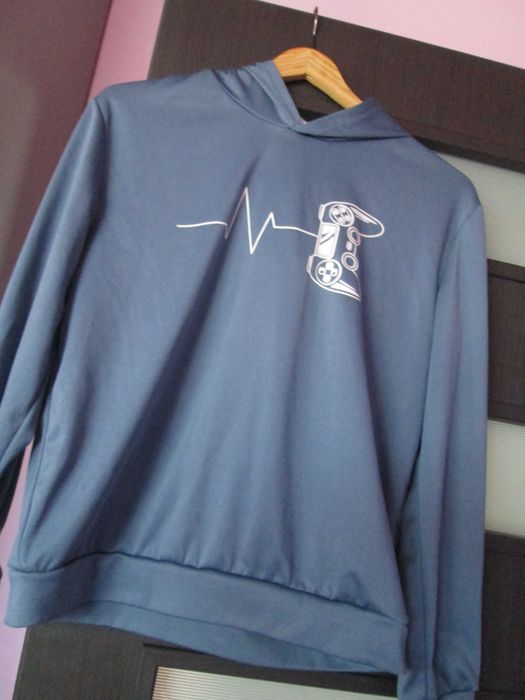 bluza gri cu gluga Shein 13/14 ani