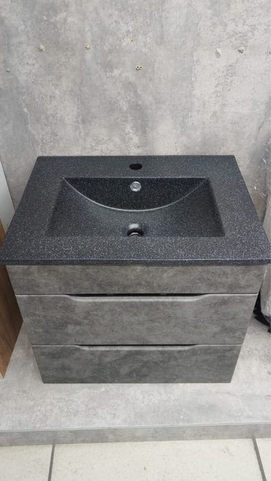 Тумба раковина 60 см подвесная