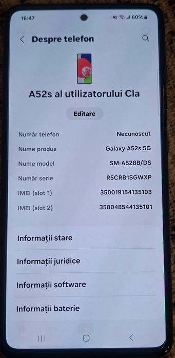 Samsung A 52 5 G