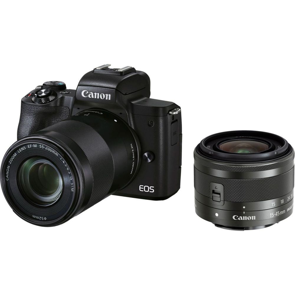 Aparat foto Canon M50 mark II mirrorless kit complet