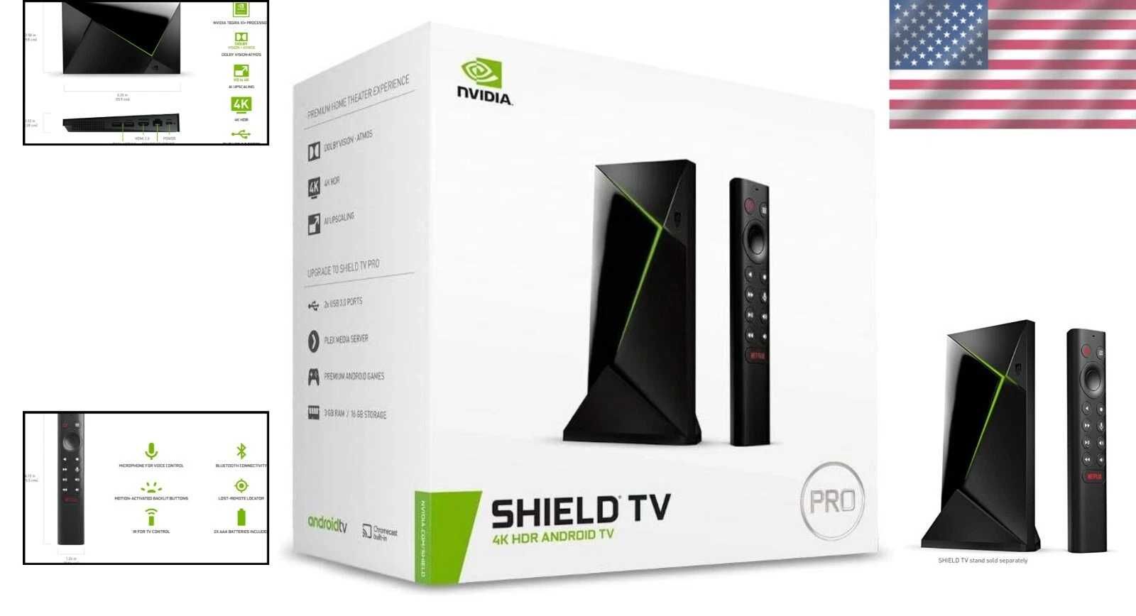 Streamer Nvidia shield PRO Filme Progr tv Top 2025