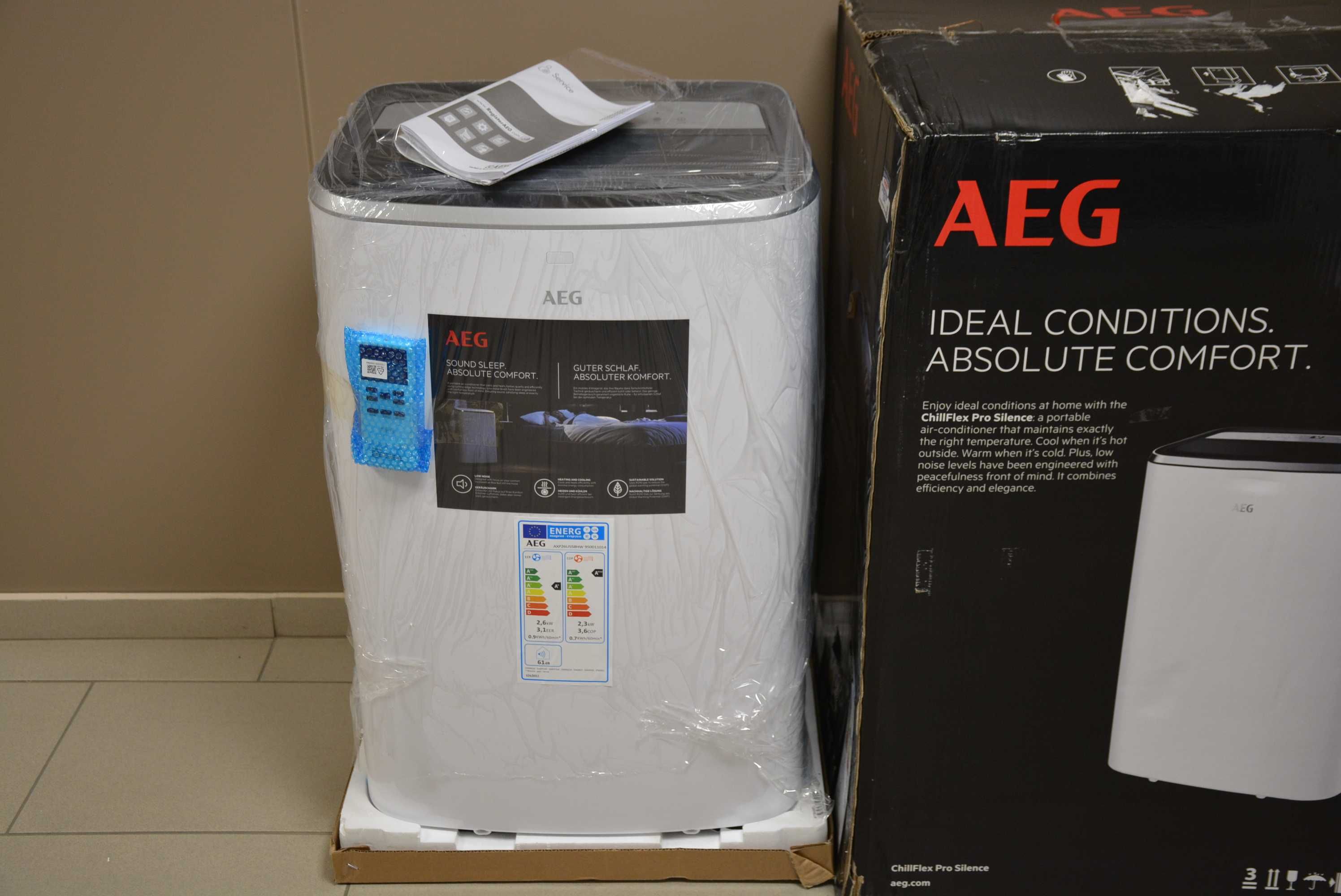 Мобилен климатик AEG AXP26U558HW