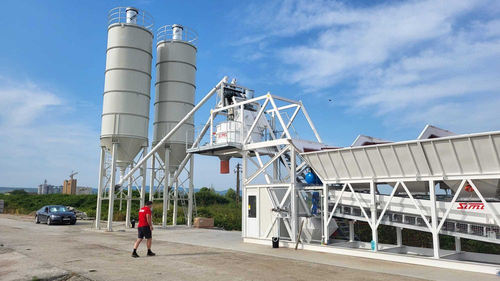 Statie de betoane mobila de 60mc/h, Simi mobil BSA 60GLS